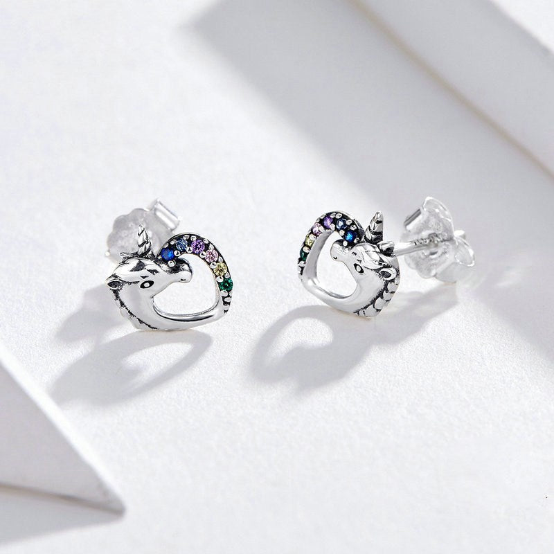 Sterling Silver S925 Stud Earrings LadyShow.Store