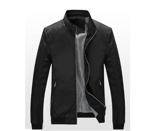 PU Patchwork Jackets LadyShow.Store