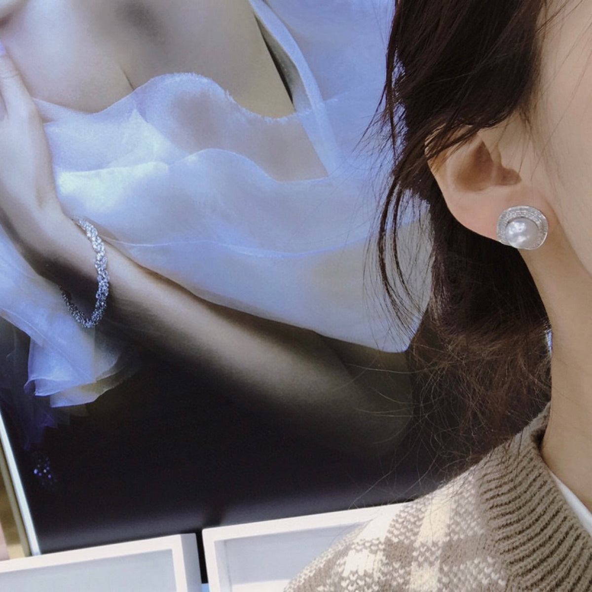 925 Silver Natural Pearl Jewelry Suit LadyShow.Store