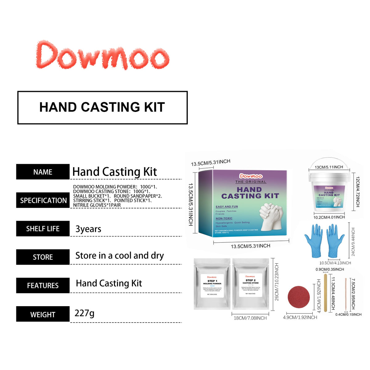 DIY Set Of Hand Mask Powder 1 Set 1box Tri Light Beauty