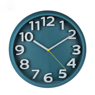 Creative Home Round Stereo Digital Wall Clock PearlNestDecor.com