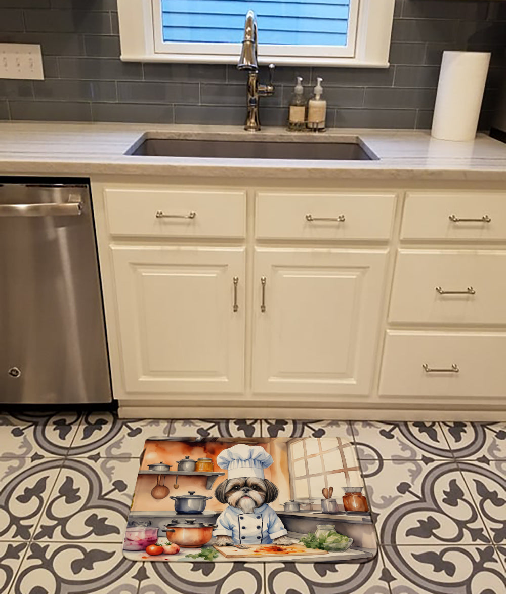 Shih Tzu The Chef Memory Foam Kitchen Mat LuxuryLifeWay Online Store