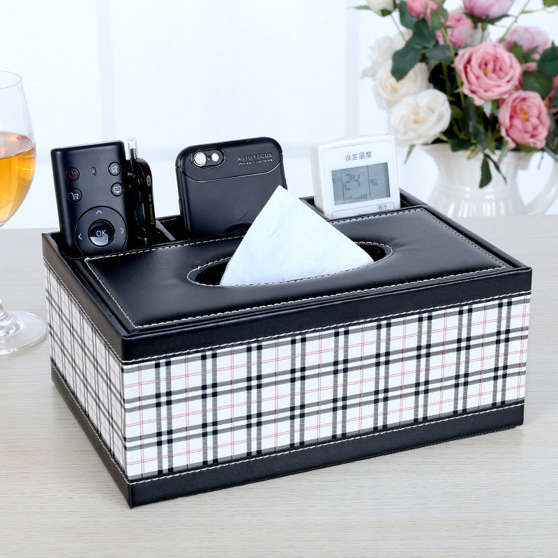 Multifunctional leather tissue box Best YouTube Store
