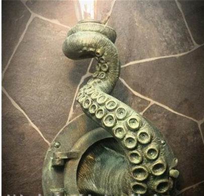 Retro Octopus Electric Light Tentacle Wall Sconces Lamp for Home Decor PearlNestDecor.com