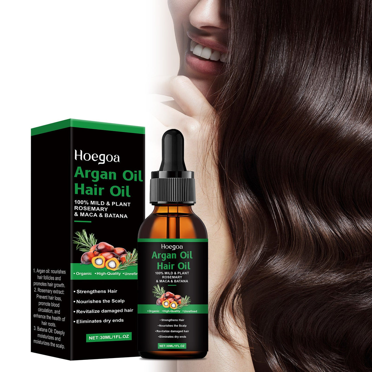 Moroccan Argan Hair Oil Tri Light Beauty