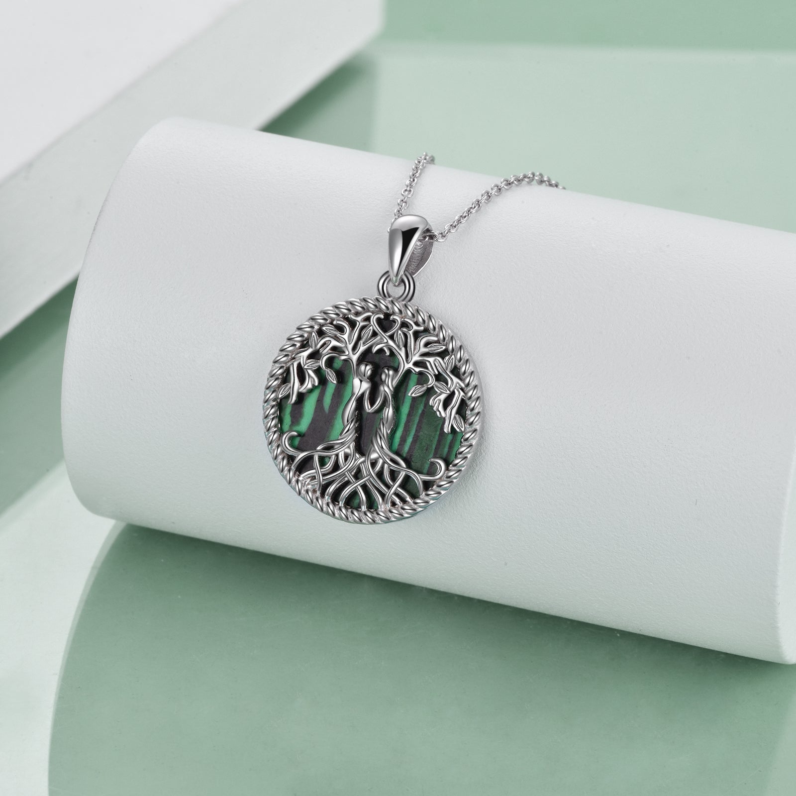 Sterling Silver Tree of Life Sister Necklace Jewelry from Sister LadyShow.Store