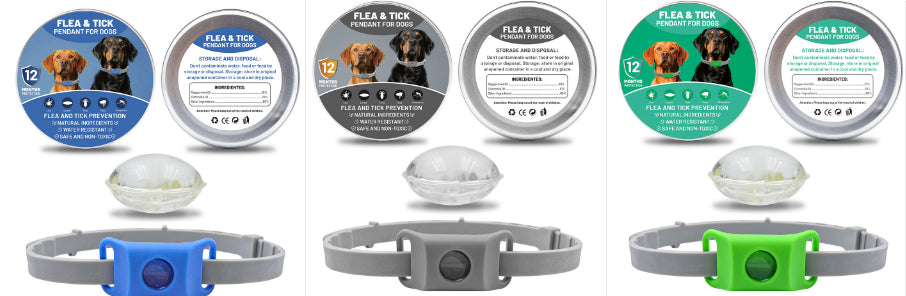 Pet Insect Repellent Button Collar Capsule Suit Pets Fashion