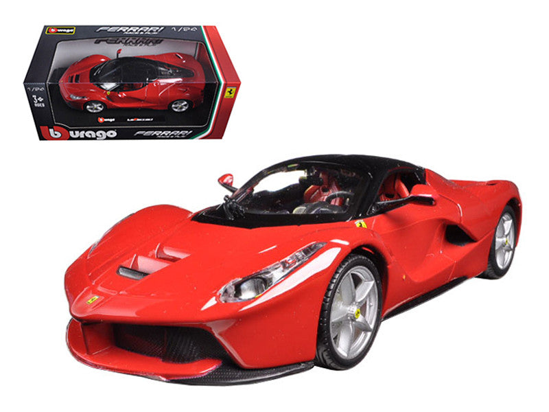 Ferrari LaFerrari F70 Red with Black Top 1/24 Diecast Model Car by Bburago LuxuryLifeWay Online Store