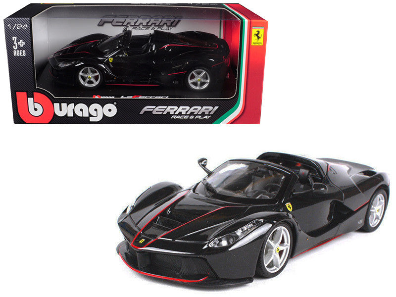 Ferrari LaFerrari F70 Aperta Black 1/24 Diecast Model Car by Bburago LuxuryLifeWay Online Store