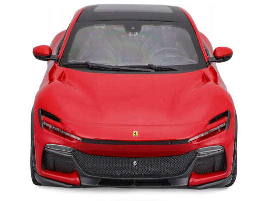 Ferrari Purosangue Red with Sunroof "Race + Play" Series 1/24 Diecast Model Car by Bburago LuxuryLifeWay Online Store