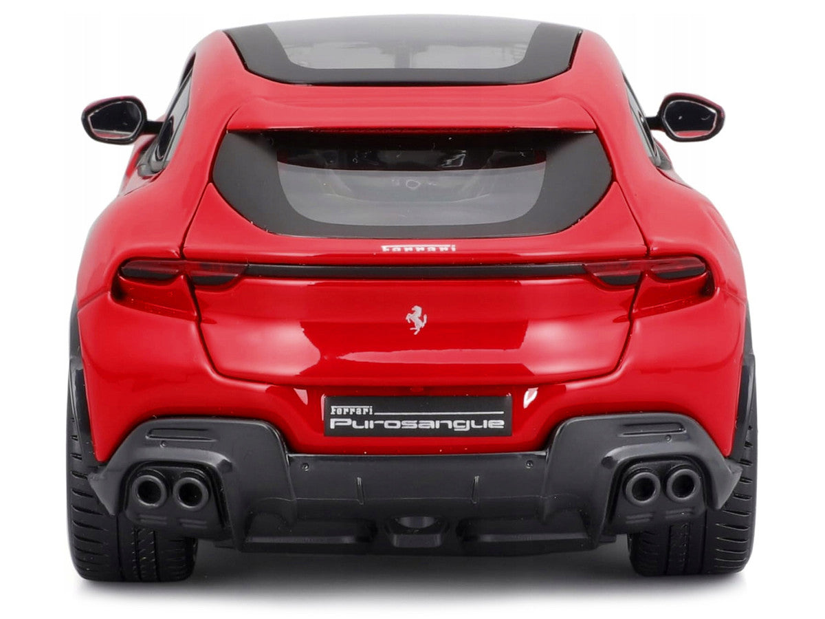 Ferrari Purosangue Red with Sunroof "Race + Play" Series 1/24 Diecast Model Car by Bburago LuxuryLifeWay Online Store