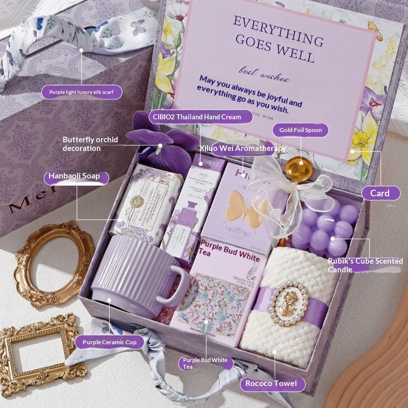 International Women's Day Gift Goddess Bridesmaid Wedding High-end Practical Birthday Gift Box Wedding Guest Gift LadyShow.Store
