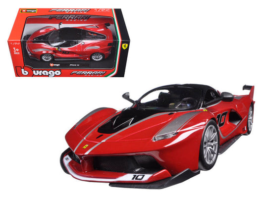 Ferrari Racing FXX-K #10 Red 1/24 Diecast Model Car by Bburago LuxuryLifeWay Online Store