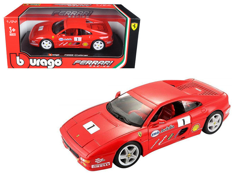 Ferrari F355 Challenge Red 1/24 Diecast Model Car by Bburago LuxuryLifeWay Online Store
