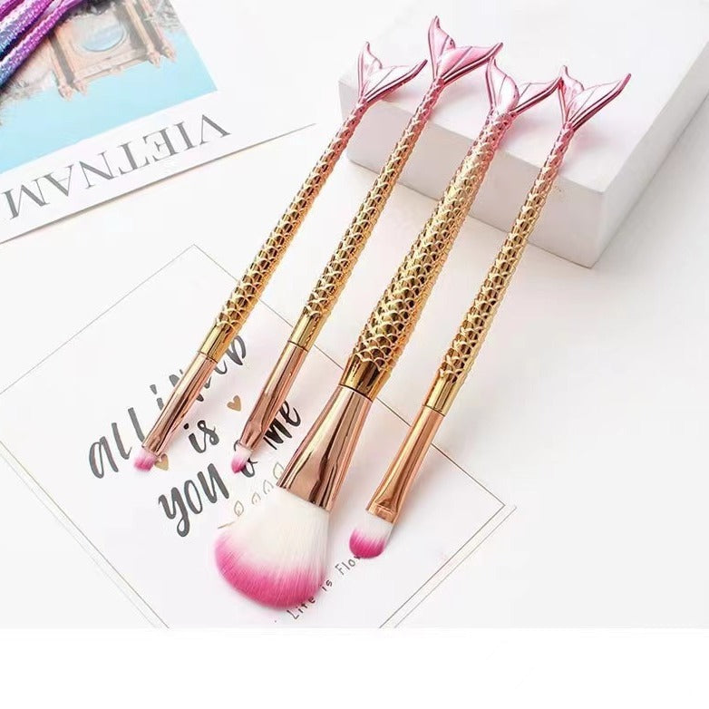 Mermaid Gradient Makeup Brush Set LadyShow.Store