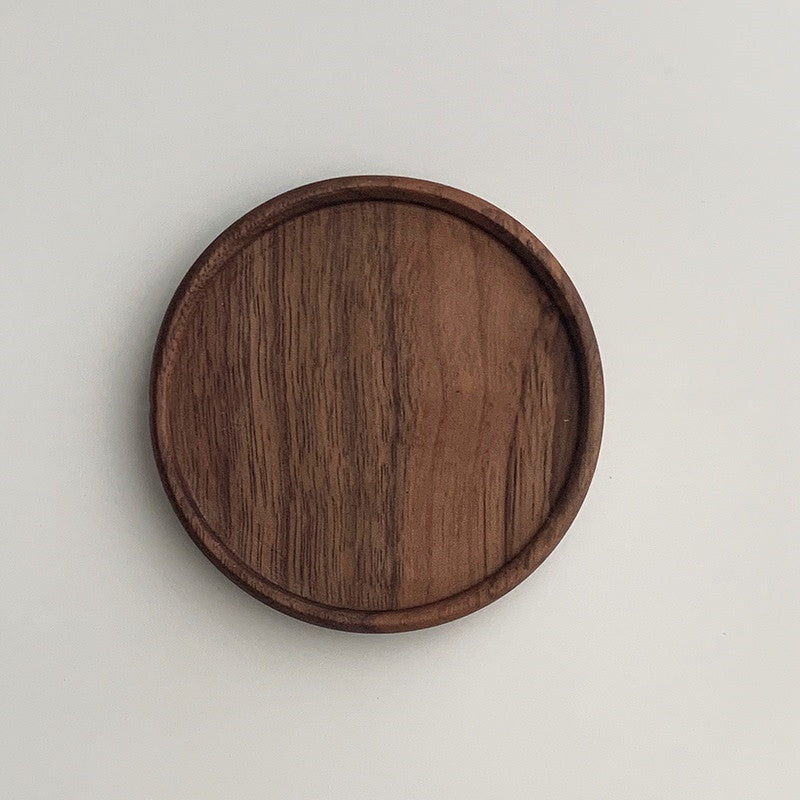 Unpainted Japanese Walnut Insulated Wooden Coaster Pi-Mart