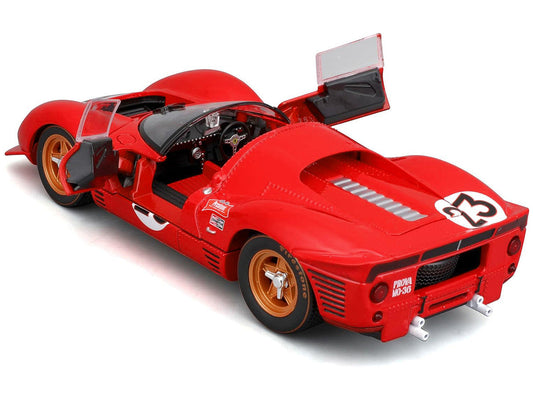 Ferrari 330 P4 #23 Lorenzo Bandini - Chris Amon "Ferrari S.P.A." Winner "24 Hours of Daytona" (1967) "Racing" Series 1/24 Diecast Model Car by Bburago LuxuryLifeWay Online Store