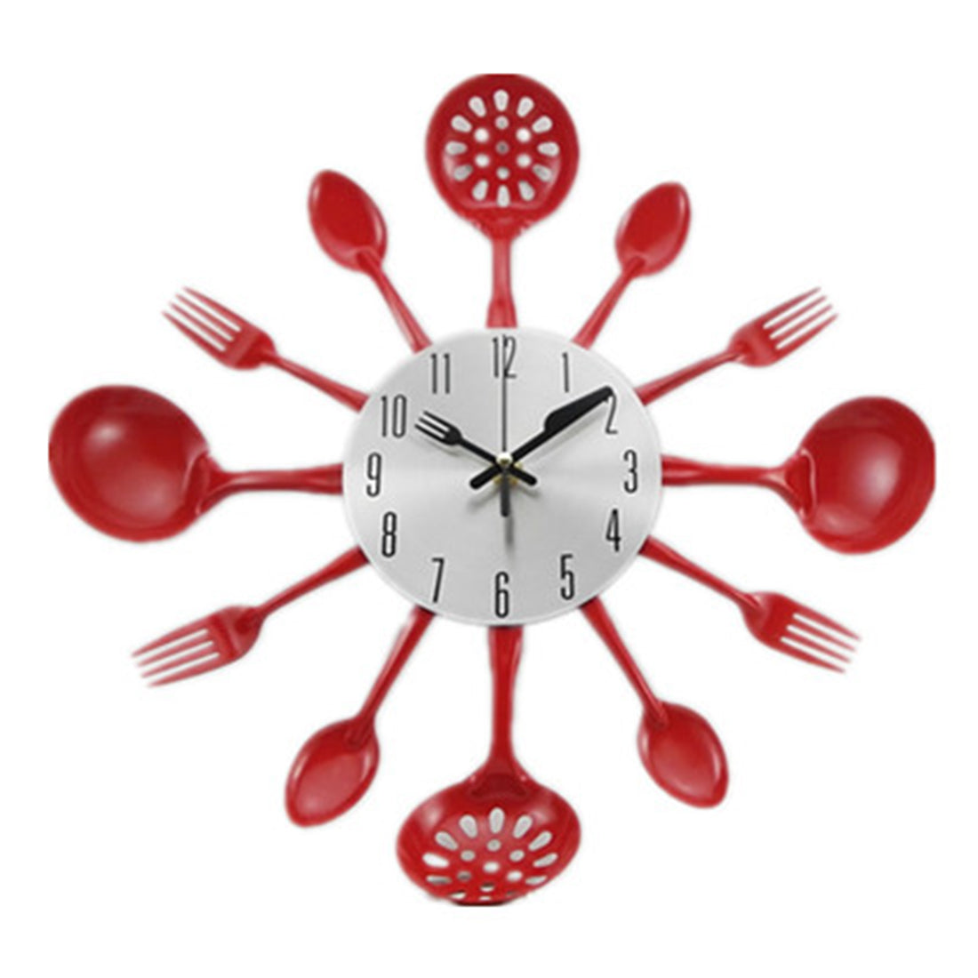Restaurant Knife And Fork Creative Wall Clock PearlNestDecor.com