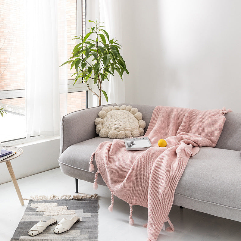 Knitted Leisure Decorative Blanket PearlNestDecor.com