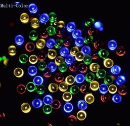 LED Solar String Lights for Christmas Garden Decor Pi-Mart