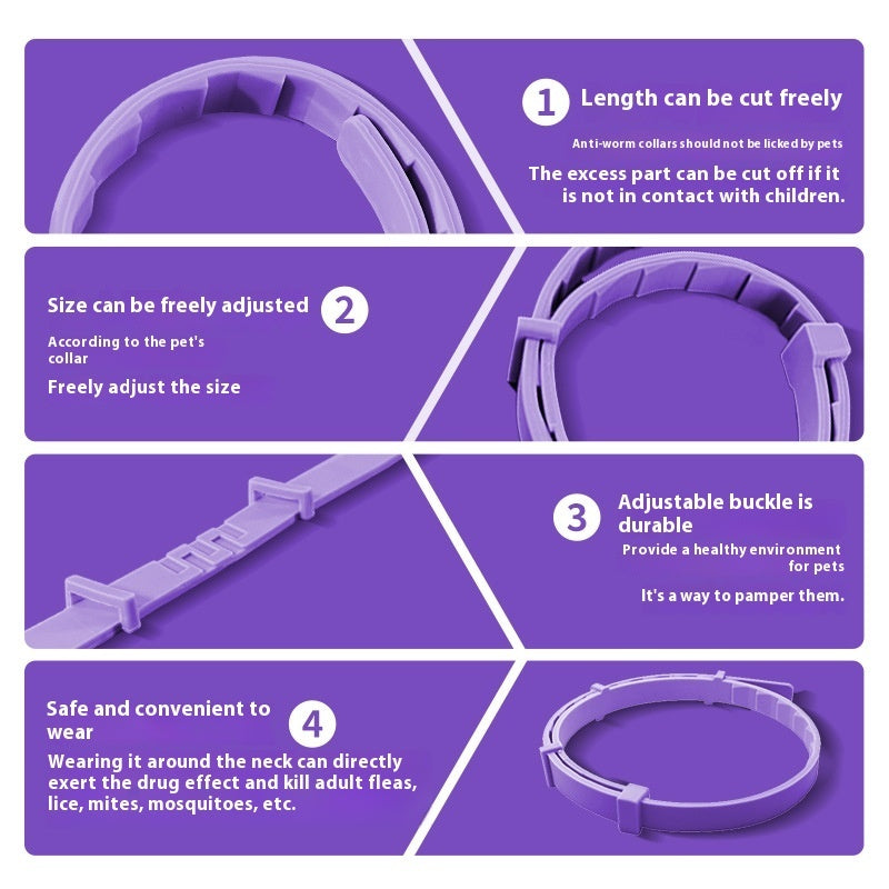 Soothing Collar Pet Supplies Cat And Dog Adjustable Pets Fashion