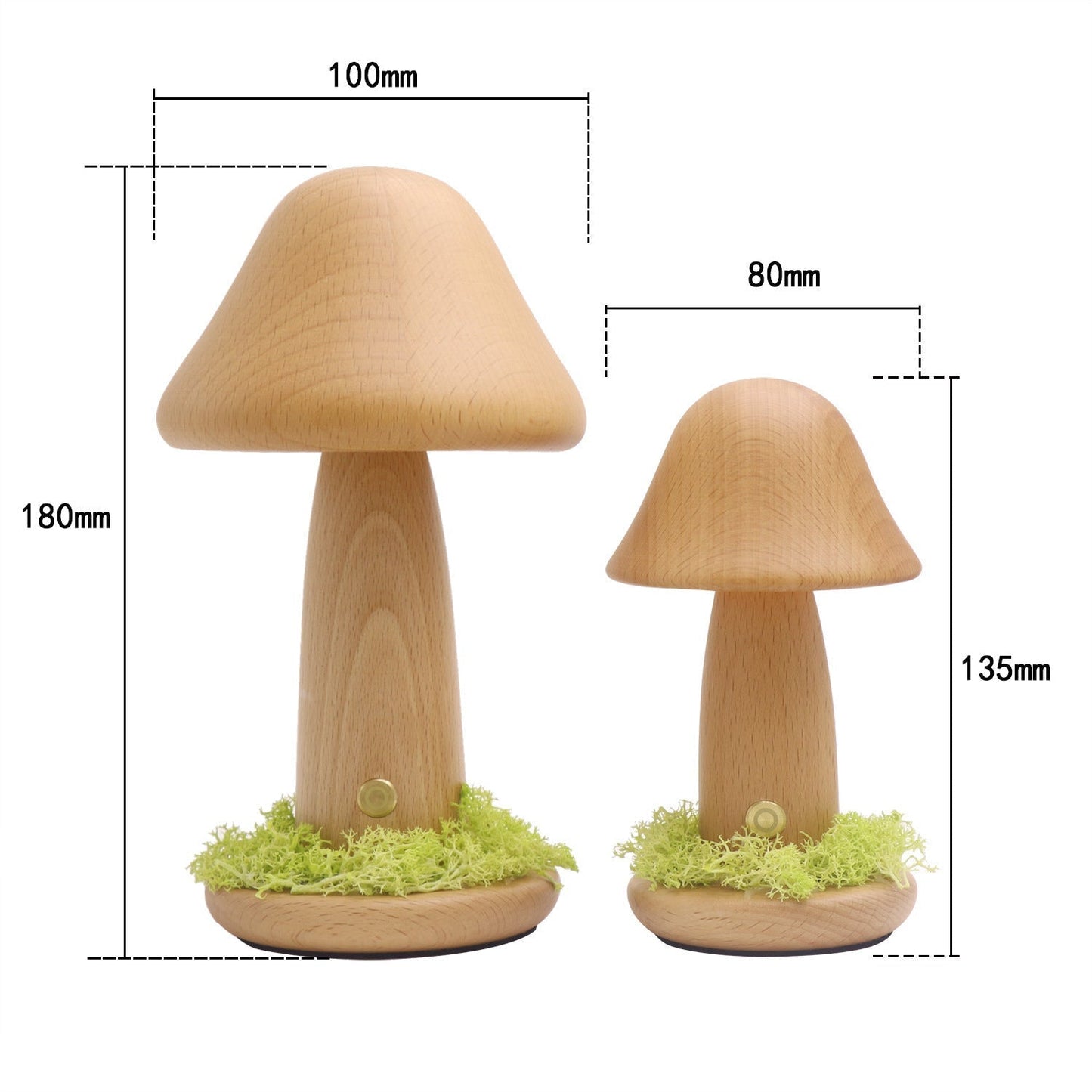 Twisted Mushroom LED Night Light PearlNestDecor.com