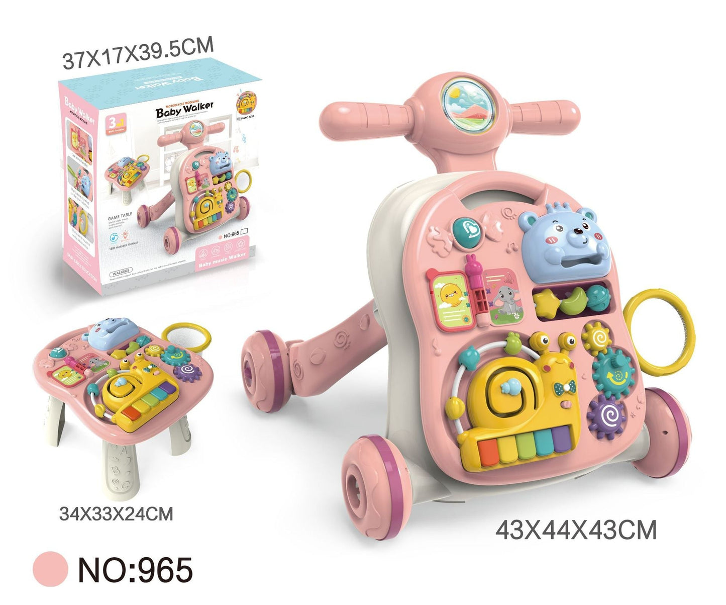 Multifunctional Baby Walker Toy with Music LuxuryLifeWay Online Store
