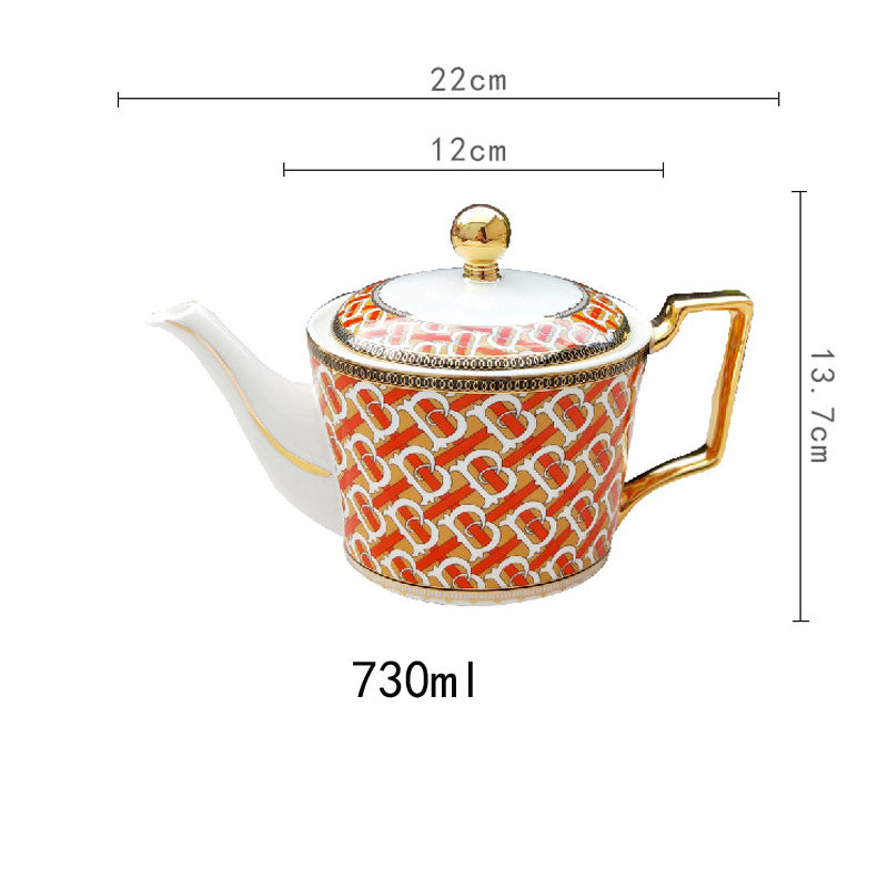 Luxury Household Heat Resistant Fashionable Ceramic Kettle PearlNestDecor.com