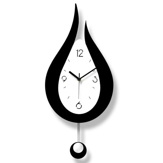 Water drop swing wall clock