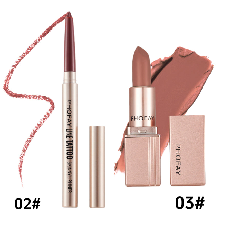 PHOFAY Matte Lipstick LadyShow.Store