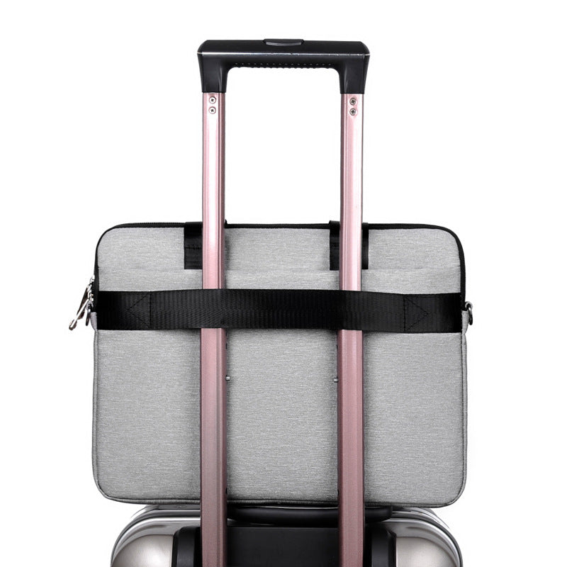 Laptop Bag Men's Handbag Briefcase Shockproof Pu Leather CJD