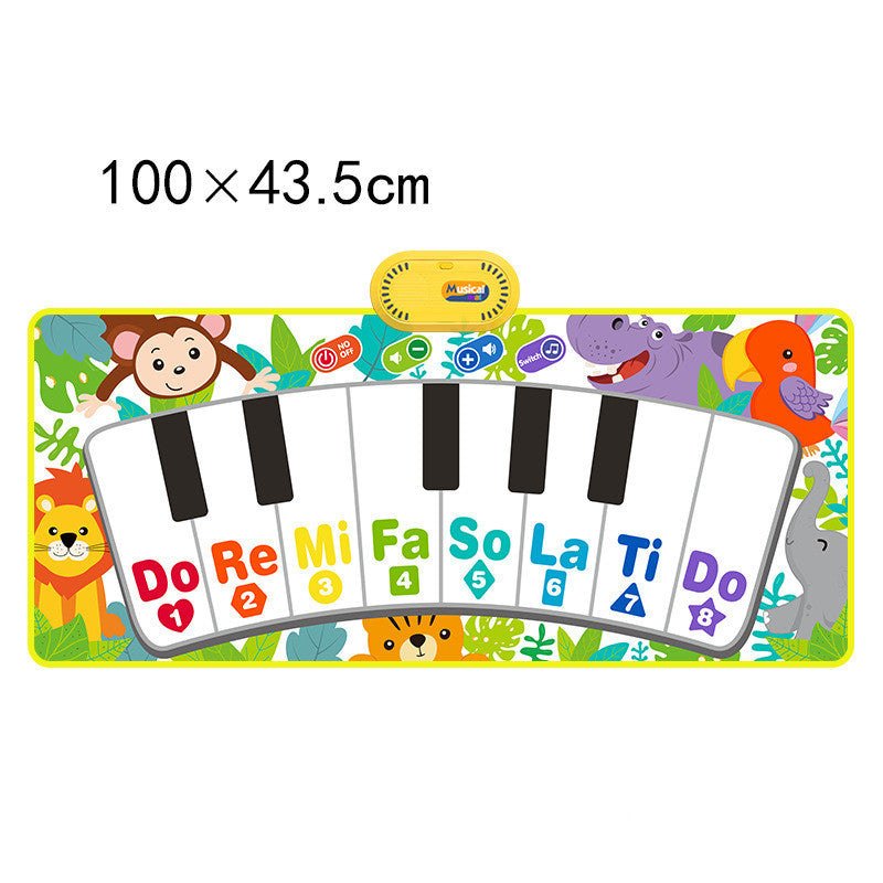 Children's Early Childhood Education Animal Piano Mat Multifunctional Music Blanket Toy