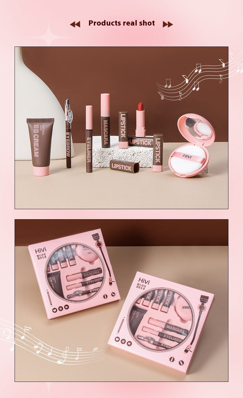 Glue Record Limited Lipstick Powder Beauty Gift Set LadyShow.Store