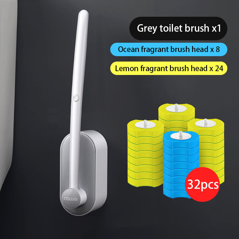 Disposable No Dead Angle Toilet Cleaning Brush Best YouTube Store