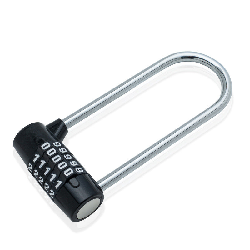 U-shaped lock door handle combination lock padlock