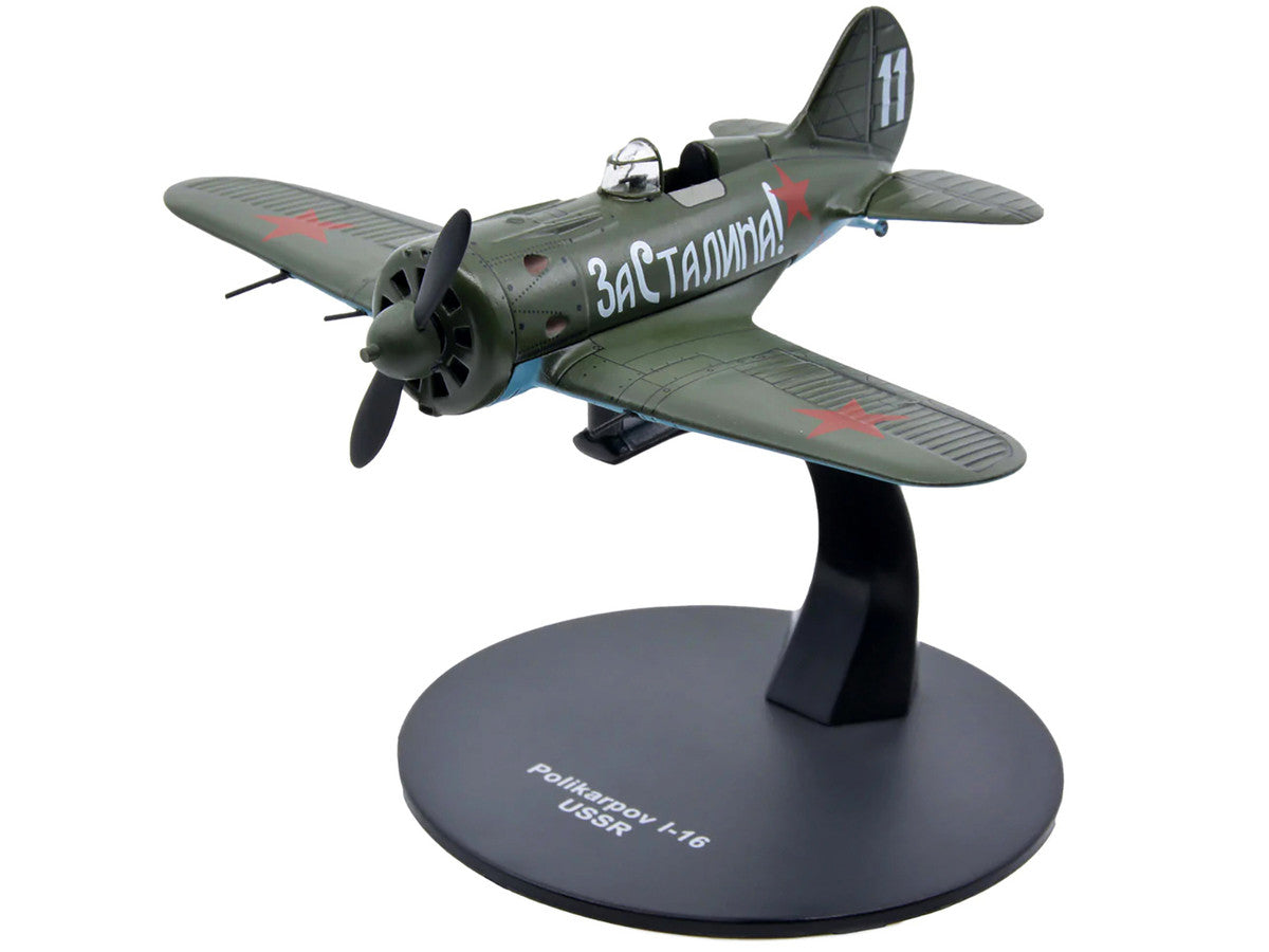 Polikarpov I-16 Fighter Plane (USSR 1933) 1/72 Diecast Model by Warbirds of WWII LuxuryLifeWay Online Store