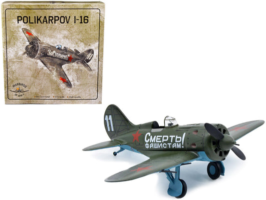 Polikarpov I-16 Fighter Plane (USSR 1933) 1/72 Diecast Model by Warbirds of WWII LuxuryLifeWay Online Store