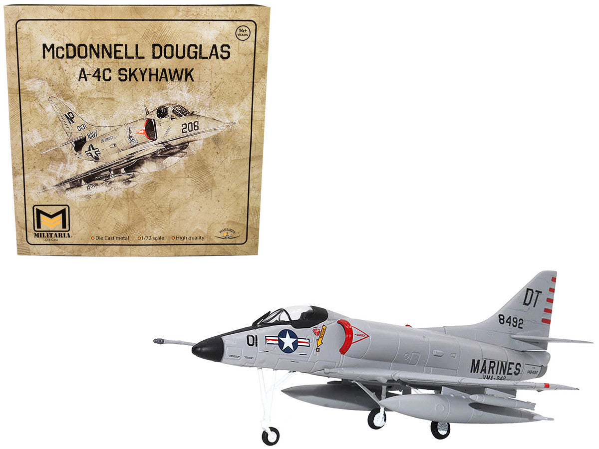 McDonnell Douglas A-4C Skyhawk Attack Aircraft "US Navy" 1/72 Diecast Model by Militaria Die Cast LuxuryLifeWay Online Store