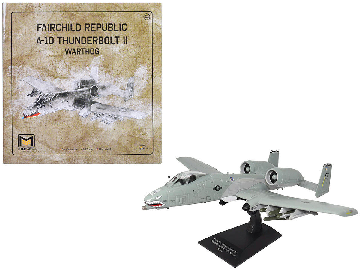 Fairchild Republic A-10 Thunderbolt II "Warthog" Attack Aircraft "75th Fighter Squadron 23rd Fighter Group Bagram AFB Afghanistan" (2011) United States Air Force 1/72 Diecast Model by Militaria Die Cast LuxuryLifeWay Online Store