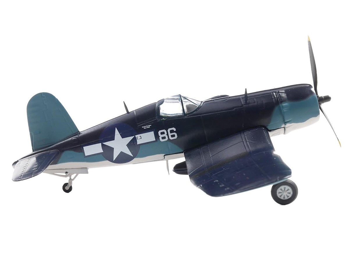 Vought F4U-1A Corsair Fighter Aircraft "Maj. Gregory "Pappy" Boyington VMF 214" United States Marine Corps 1/72 Diecast Model by Militaria Die Cast LuxuryLifeWay Online Store