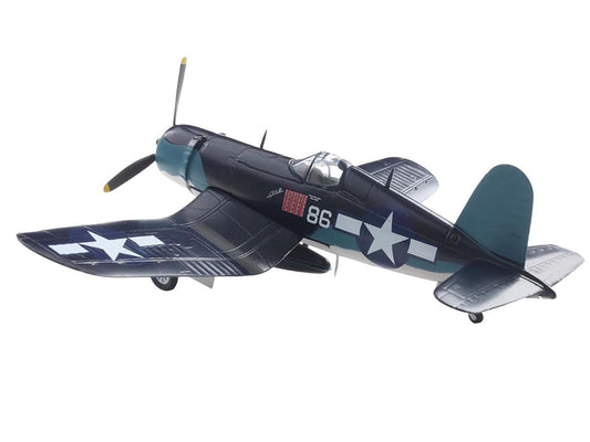 Vought F4U-1A Corsair Fighter Aircraft "Maj. Gregory "Pappy" Boyington VMF 214" United States Marine Corps 1/72 Diecast Model by Militaria Die Cast LuxuryLifeWay Online Store