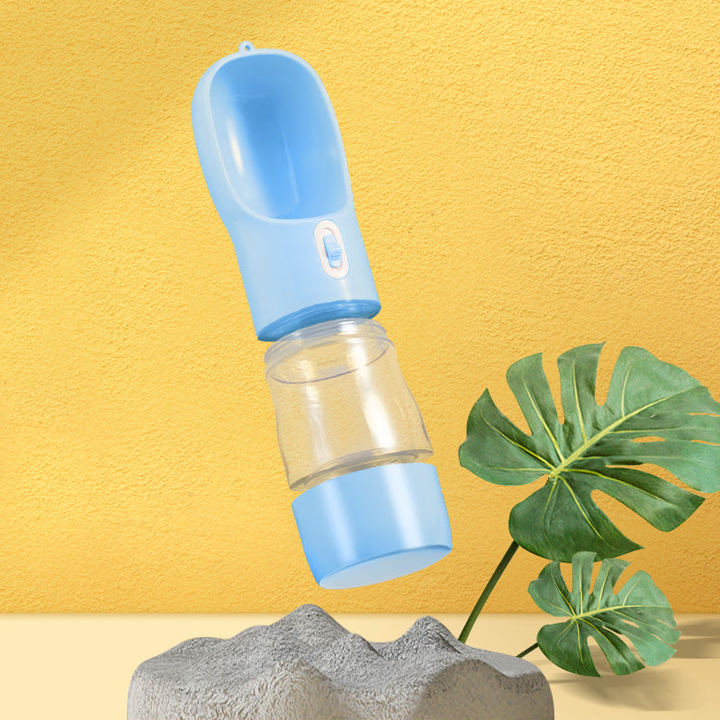 Pet Dog Water Bottle Feeder Bowl Portable Water Food Bottle Pets Outdoor Travel Drinking Dog Bowls Water Bowl For Dogs Pets Fashion