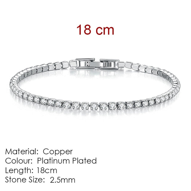Fashion Multicolor Tennis Bracelet for Women Pi-Mart