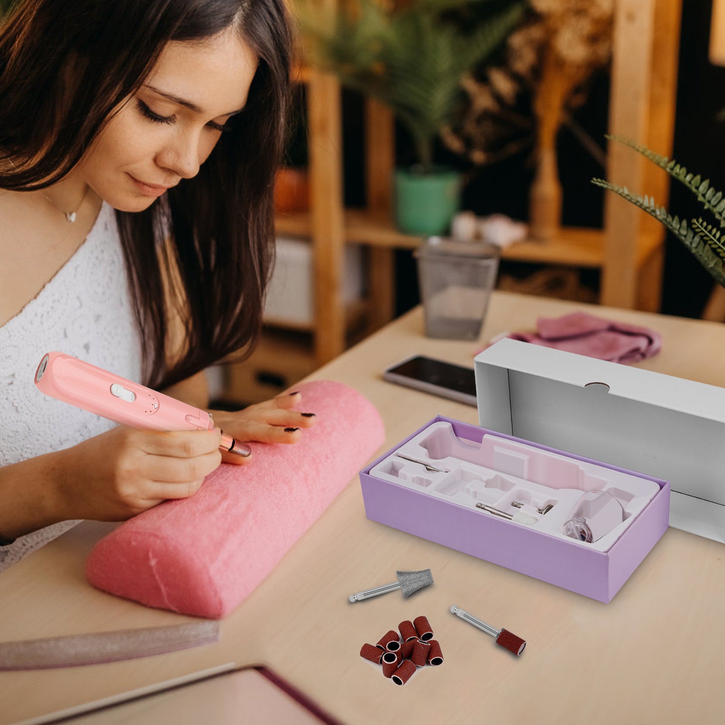 Wireless Nail Scrubber Electric Sander