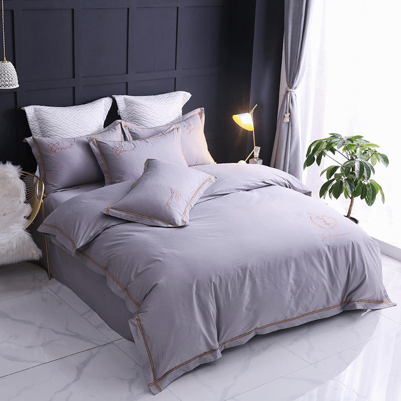 Four-piece Household Simple Cotton Bed Duvet Cover