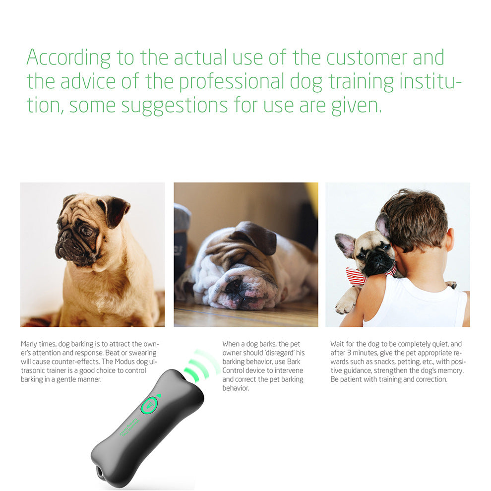 Portable Handheld Ultrasonic Anti-Bark Dog Repellent & Trainer Pets Fashion
