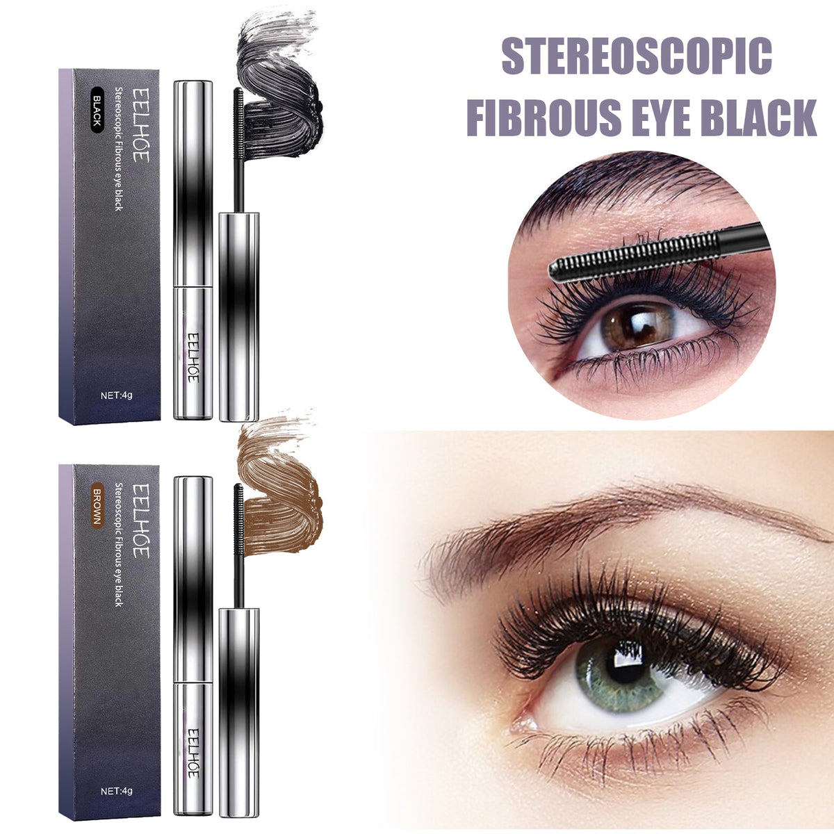 Curly Mascara Black 4g Box Tri Light Beauty