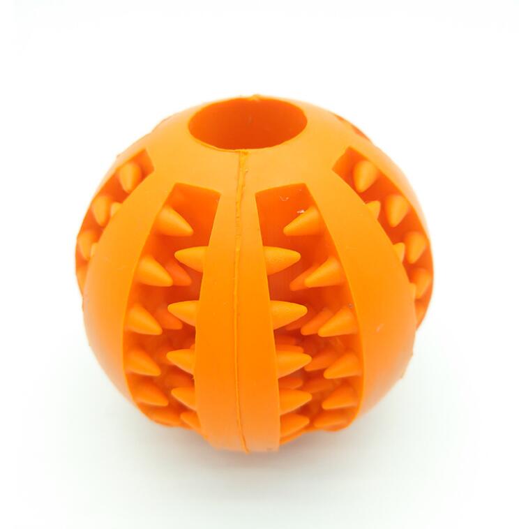 Pet Slow Feeder Dog Toy Cute Funny Rubber Dog Ball Toy Pets Fashion