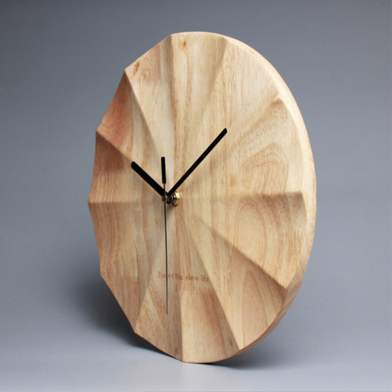 Wooden clock wall clock PearlNestDecor.com