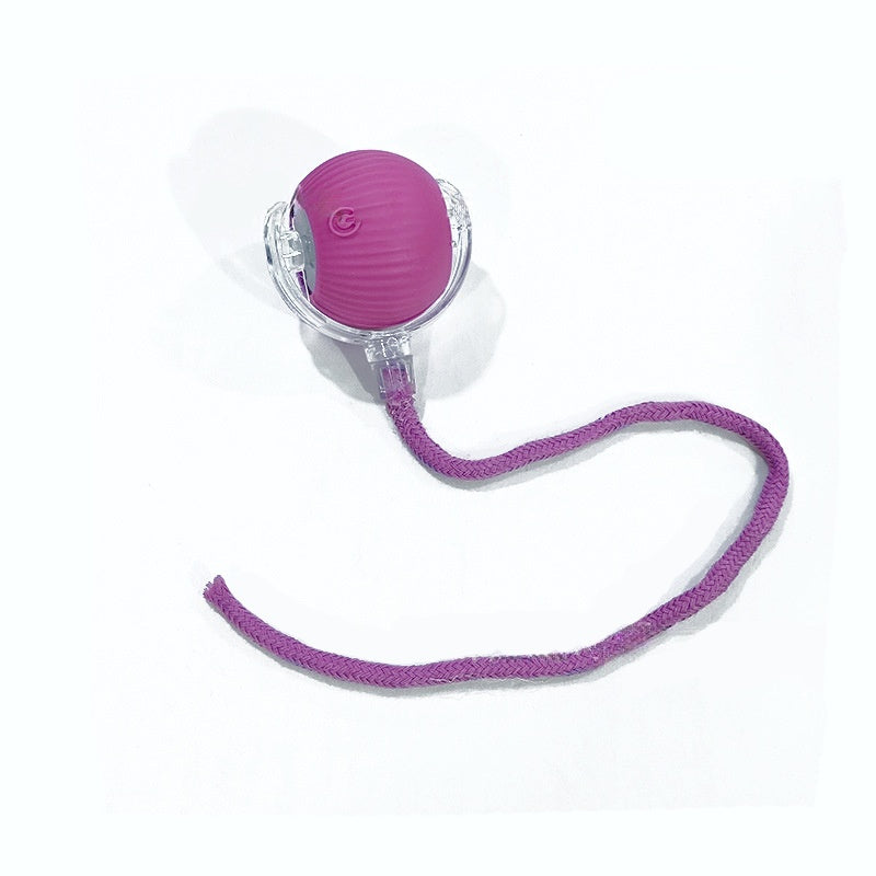 Cat Interactive Ball Toys Automatic Rolling Ball For Kitten Rechargeable Smart Pet Electric Toys With Teaser Sensor Cat Ball Toy LadyShow.Store